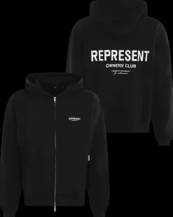 Heren Owners Club Zip Hoodie Zwart