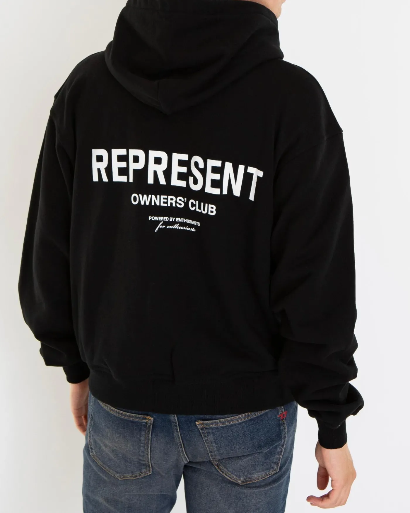 Heren Owners Club Zip Hoodie Zwart