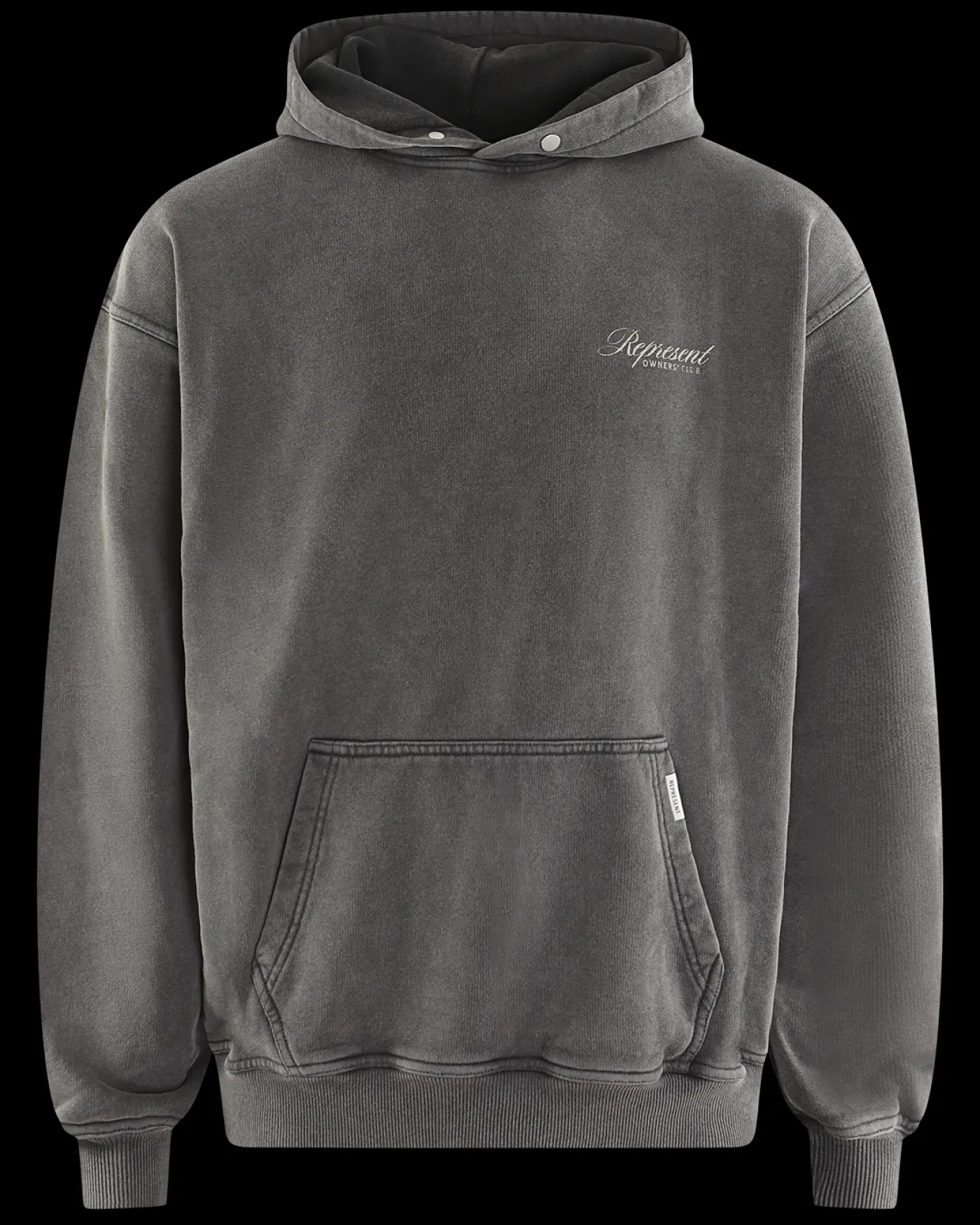 Heren Owners Script Hoodie Grijs
