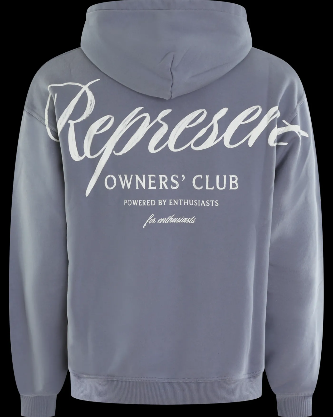 Heren Owners Script Hoodie Blauw