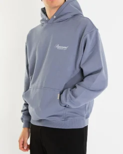 Heren Owners Script Hoodie Blauw