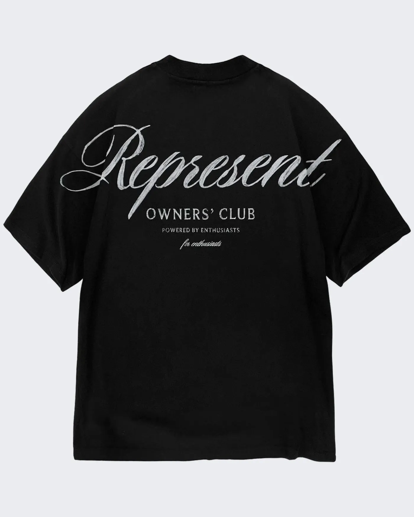 Heren Owners Script T-Shirt Blauw