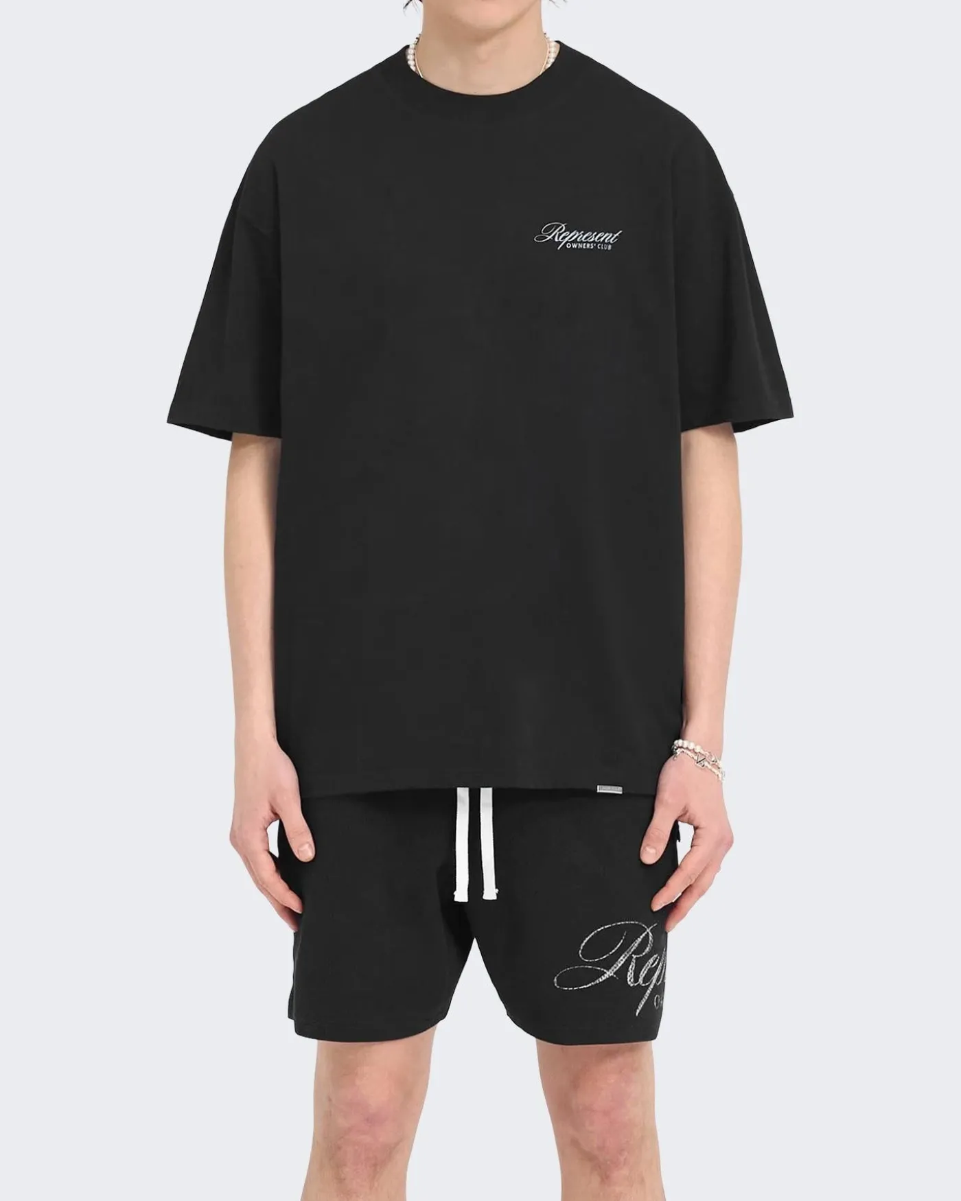 Heren Owners Script T-Shirt Blauw