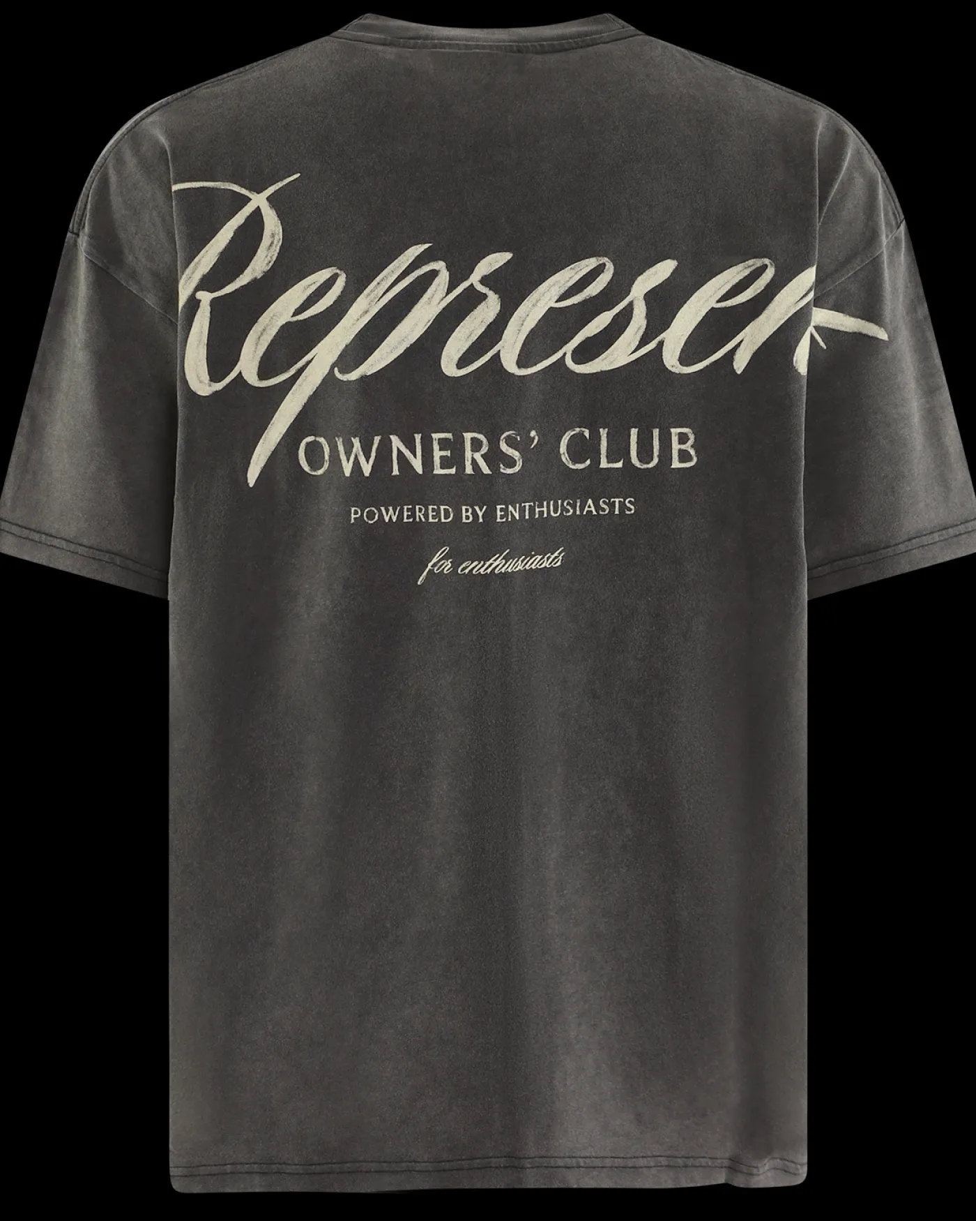 Heren Owners Script T-Shirt Blauw