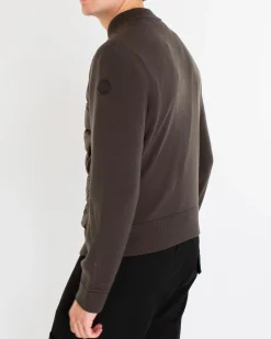 Heren Padde Wool Zip-Up Jacket Grijs