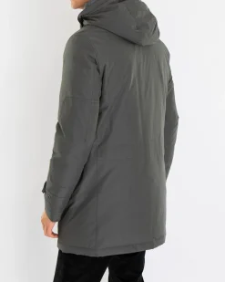 Heren Polar High Collar Parka Grijs