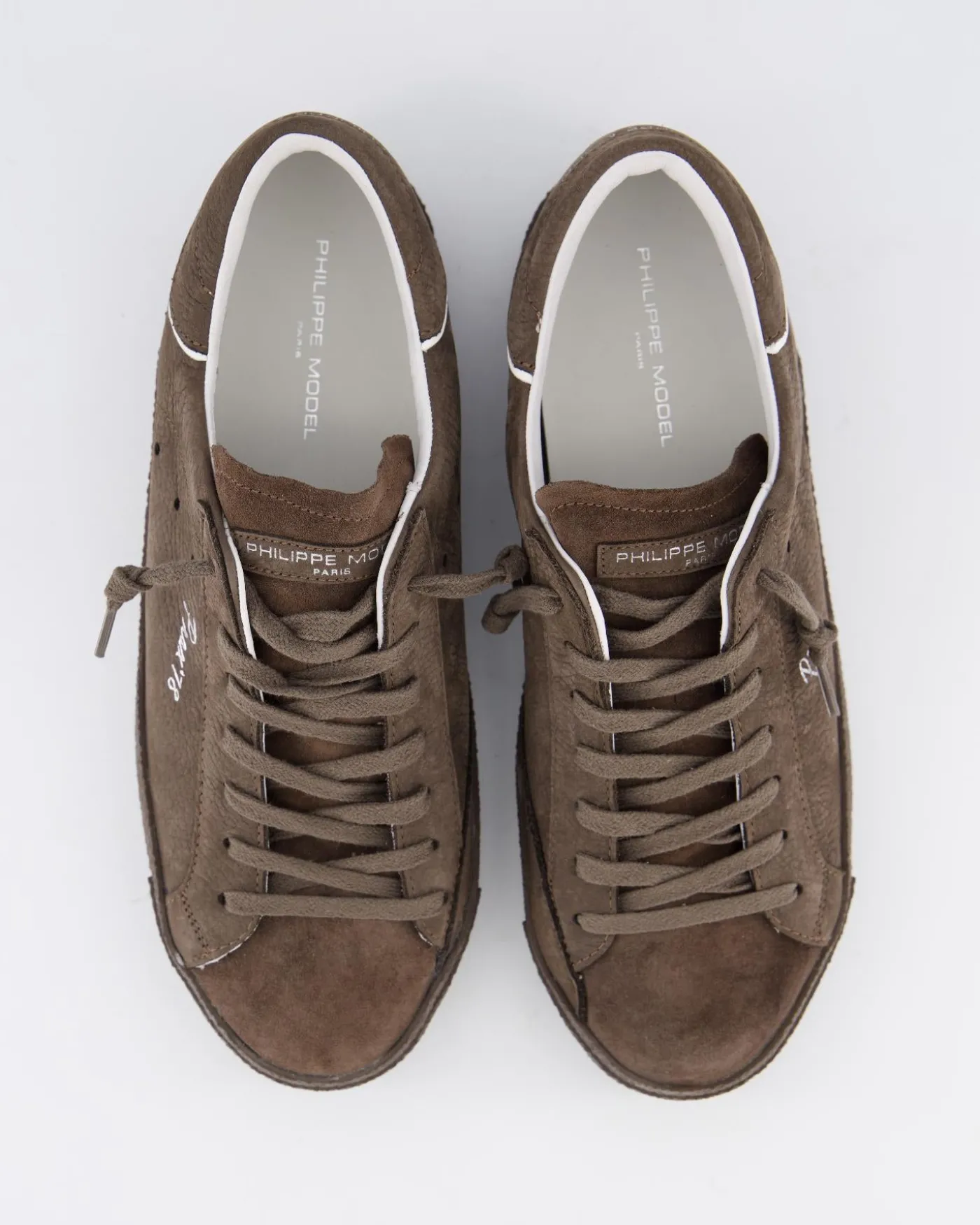Heren Prsx Low Sneaker Bruin