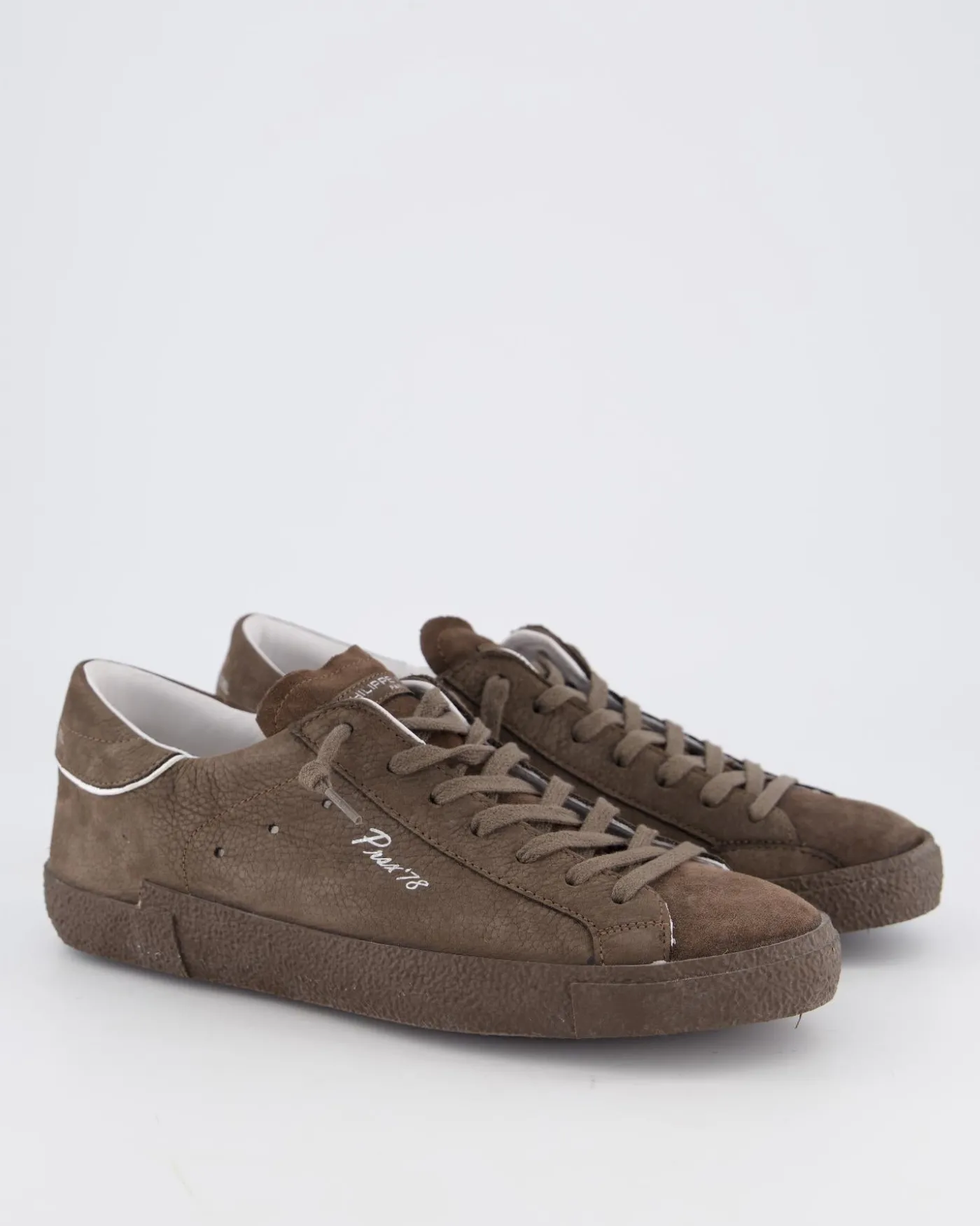 Heren Prsx Low Sneaker Bruin