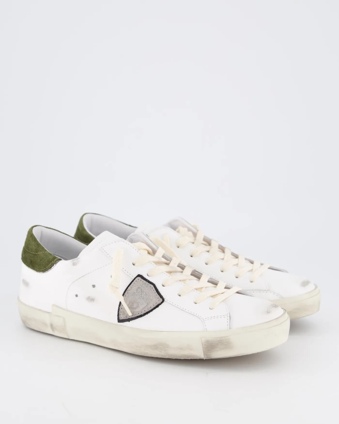 Heren Prsx Low Sneaker Wit/Groen