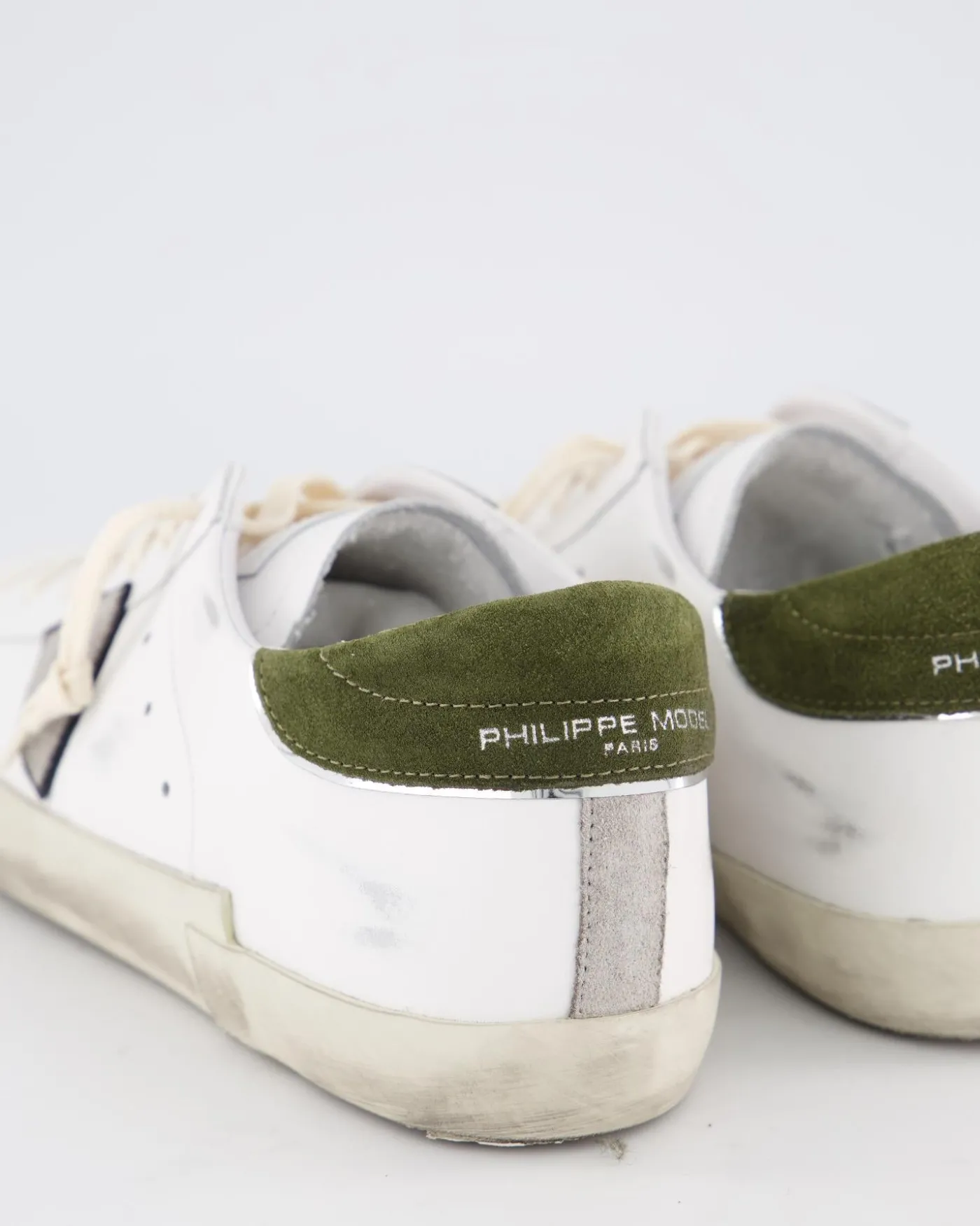 Heren Prsx Low Sneaker Wit/Groen