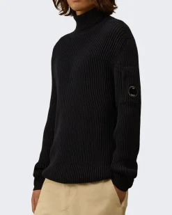 Heren Re-Wool Lens Sweater Blauw