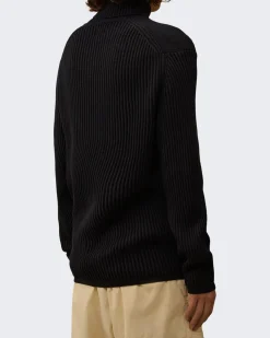 Heren Re-Wool Lens Sweater Blauw