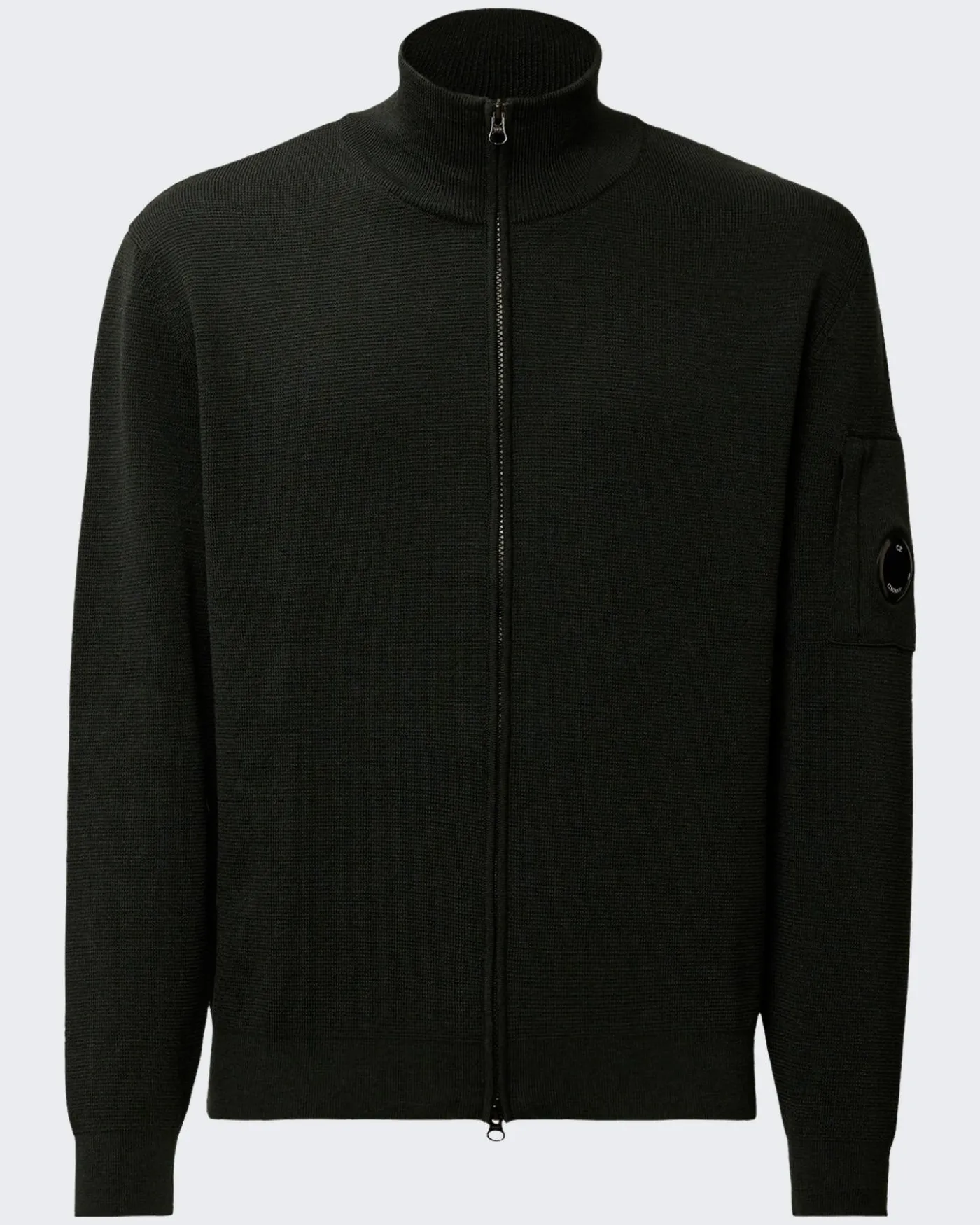 Heren Re-Wool Zip Cardigan Groen