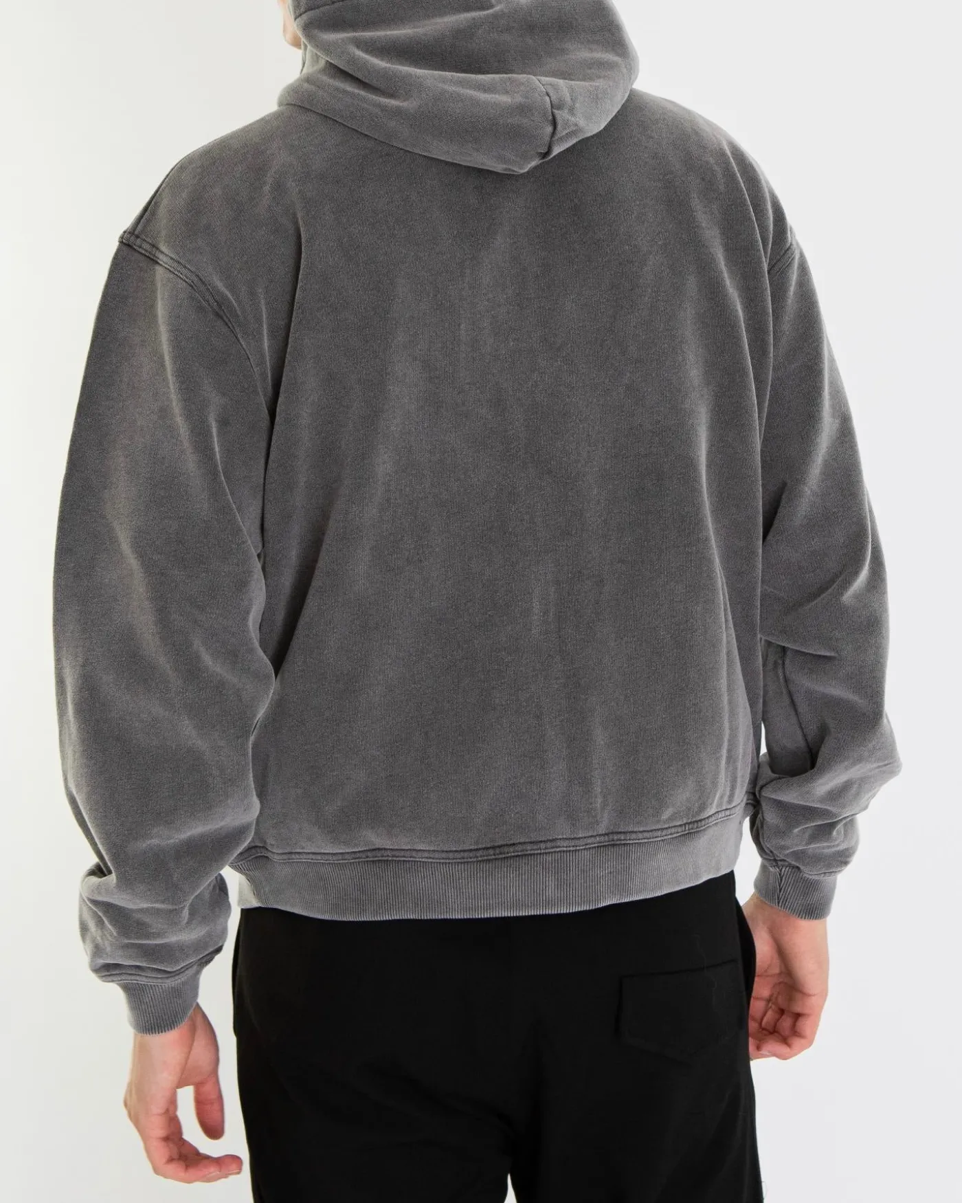 Heren Script Logo Zip Hoodie