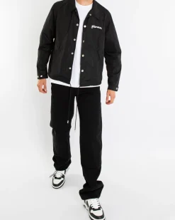 Heren Signature Coach Jacket Zwart