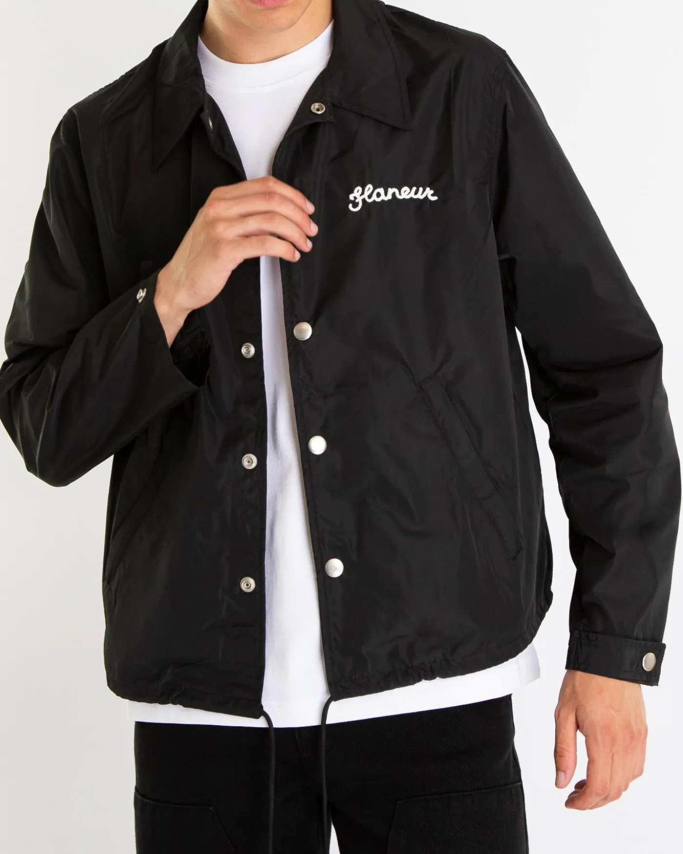 Heren Signature Coach Jacket Zwart