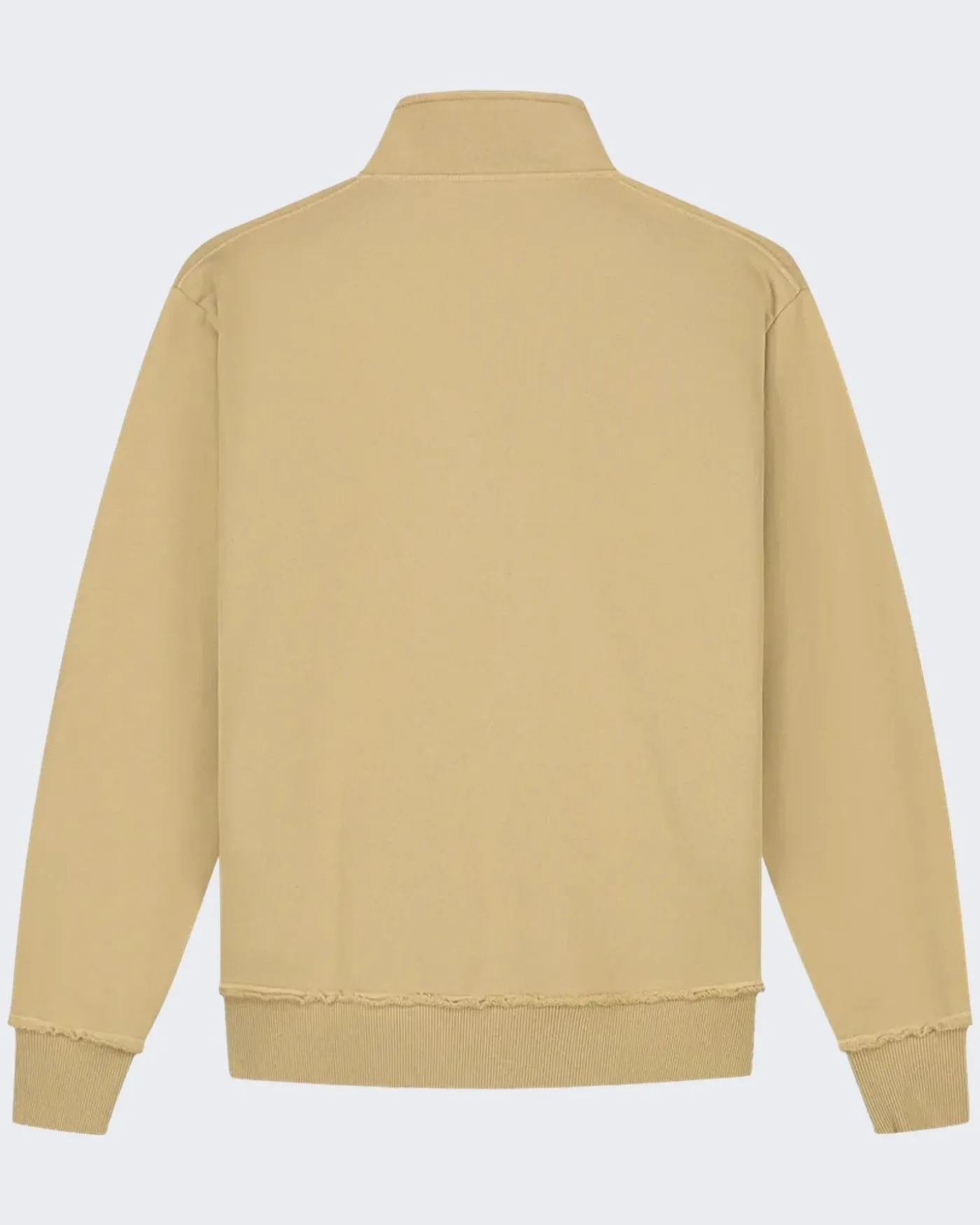 Heren Signature Zip Sweater Beige