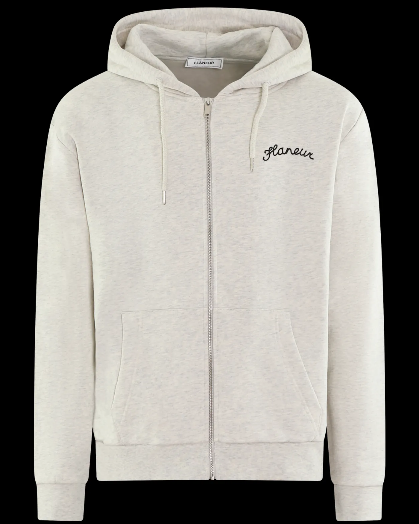 Heren Signature Zip-Up Hoodie Grijs