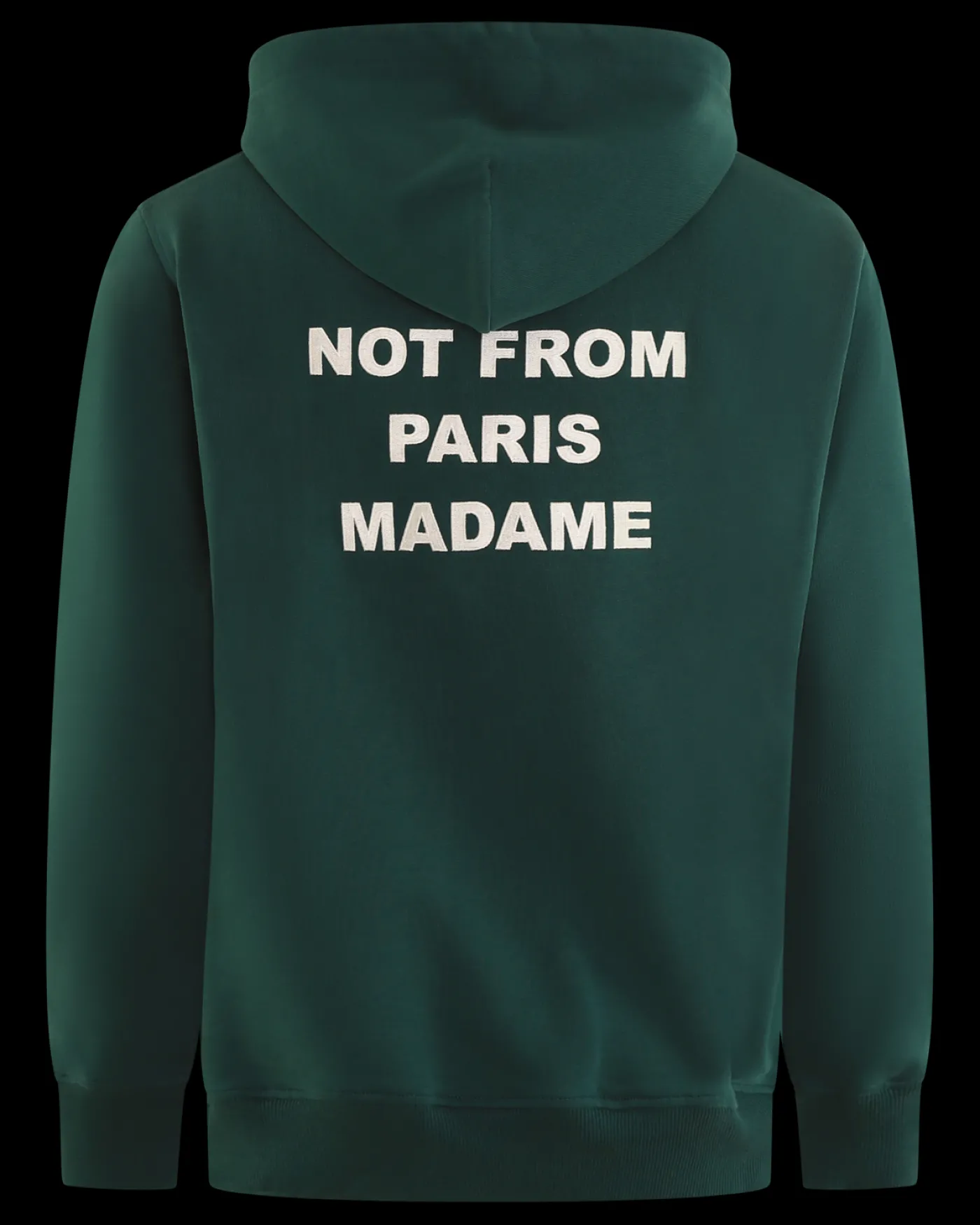 Heren Slogan Hoodie Groen