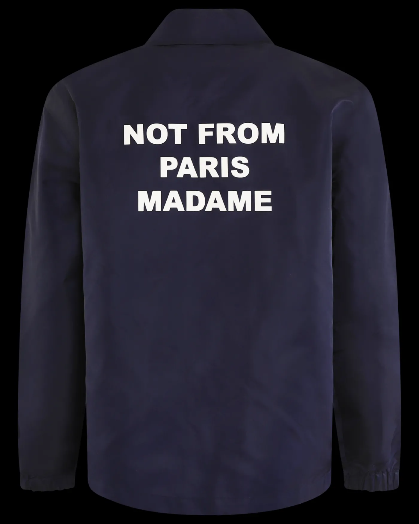 Heren Slogan Jacket Blauw