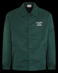 Heren Slogan Jacket Groen