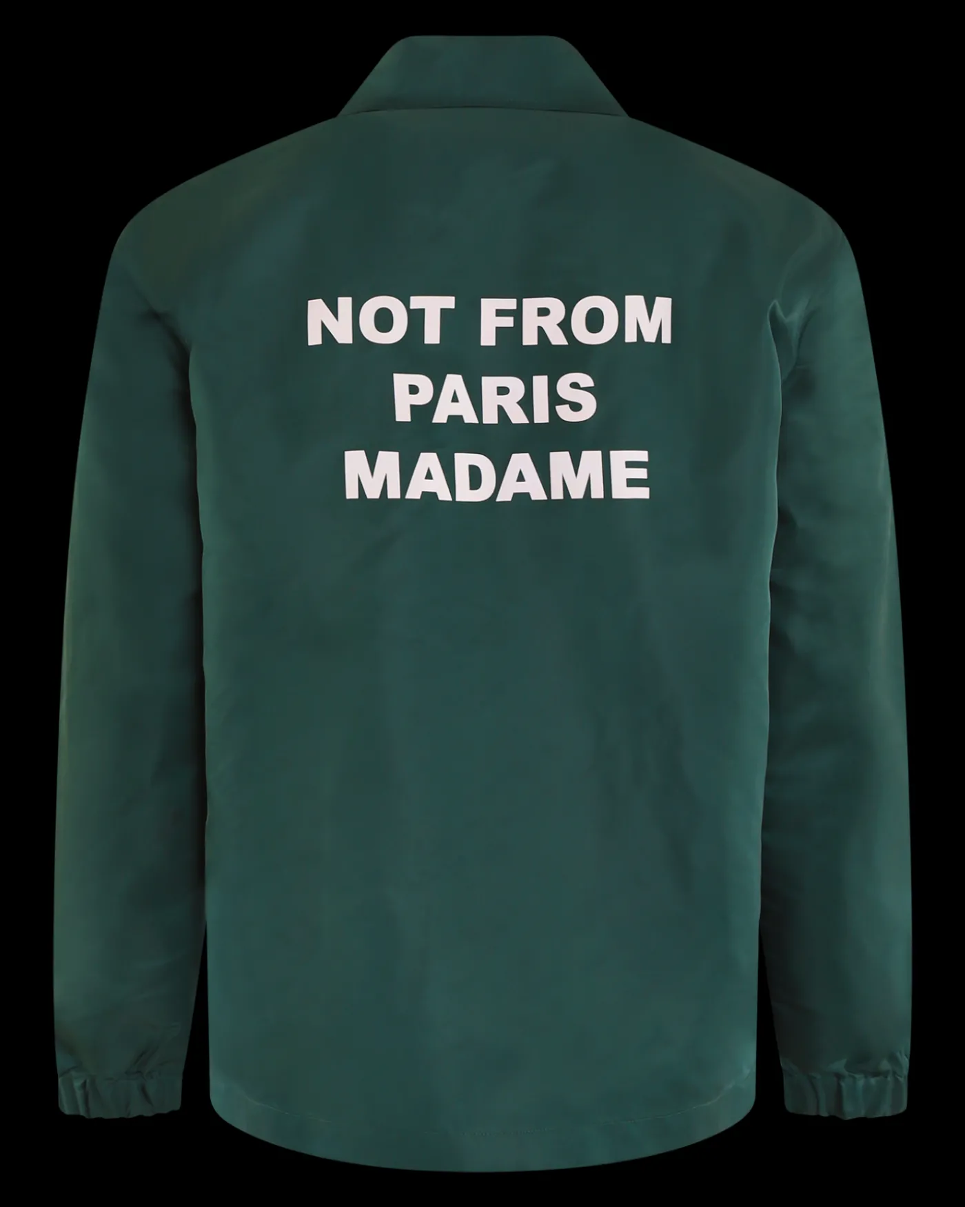 Heren Slogan Jacket Groen