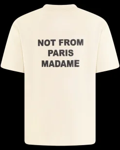 Heren Slogan T-Shirt Beige