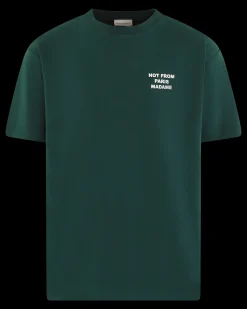 Heren Slogan T-Shirt Groen
