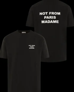 Heren Slogan T-Shirt Zwart