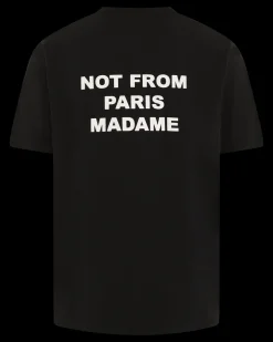 Heren Slogan T-Shirt Zwart