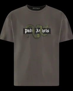Heren Snake Box T-Shirt Grijs