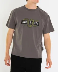 Heren Snake Box T-Shirt Grijs