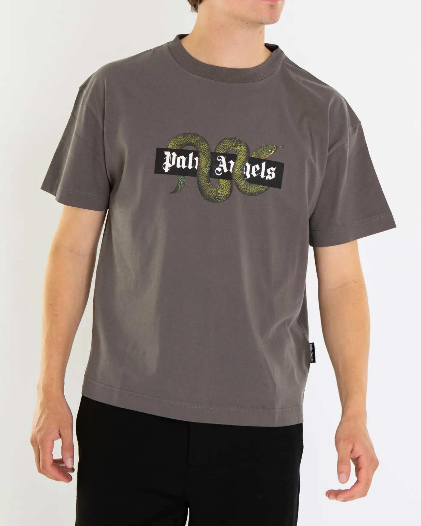 Heren Snake Box T-Shirt Grijs