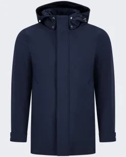 Heren Soft Shell Barrow Coat Blauw