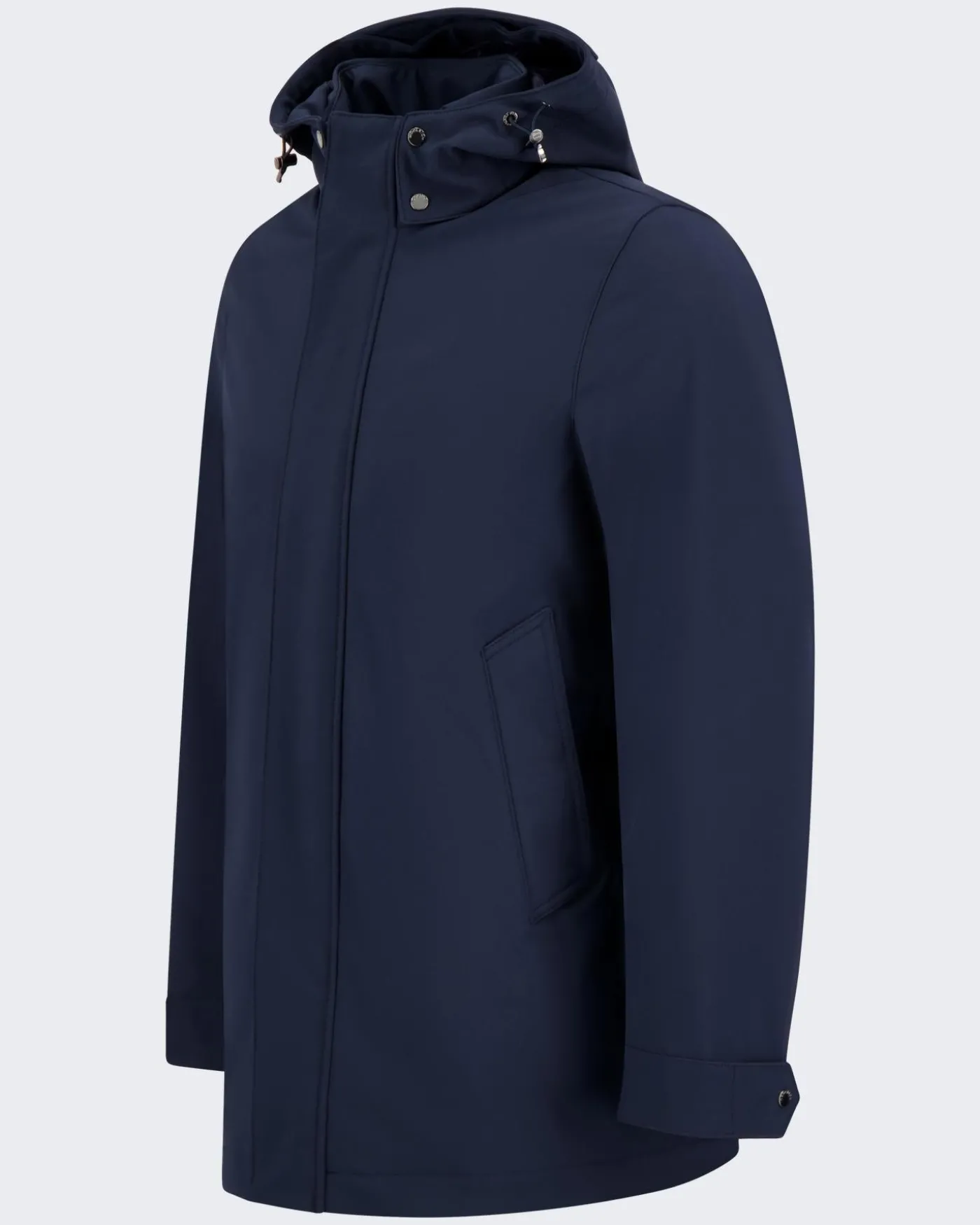 Heren Soft Shell Barrow Coat Blauw