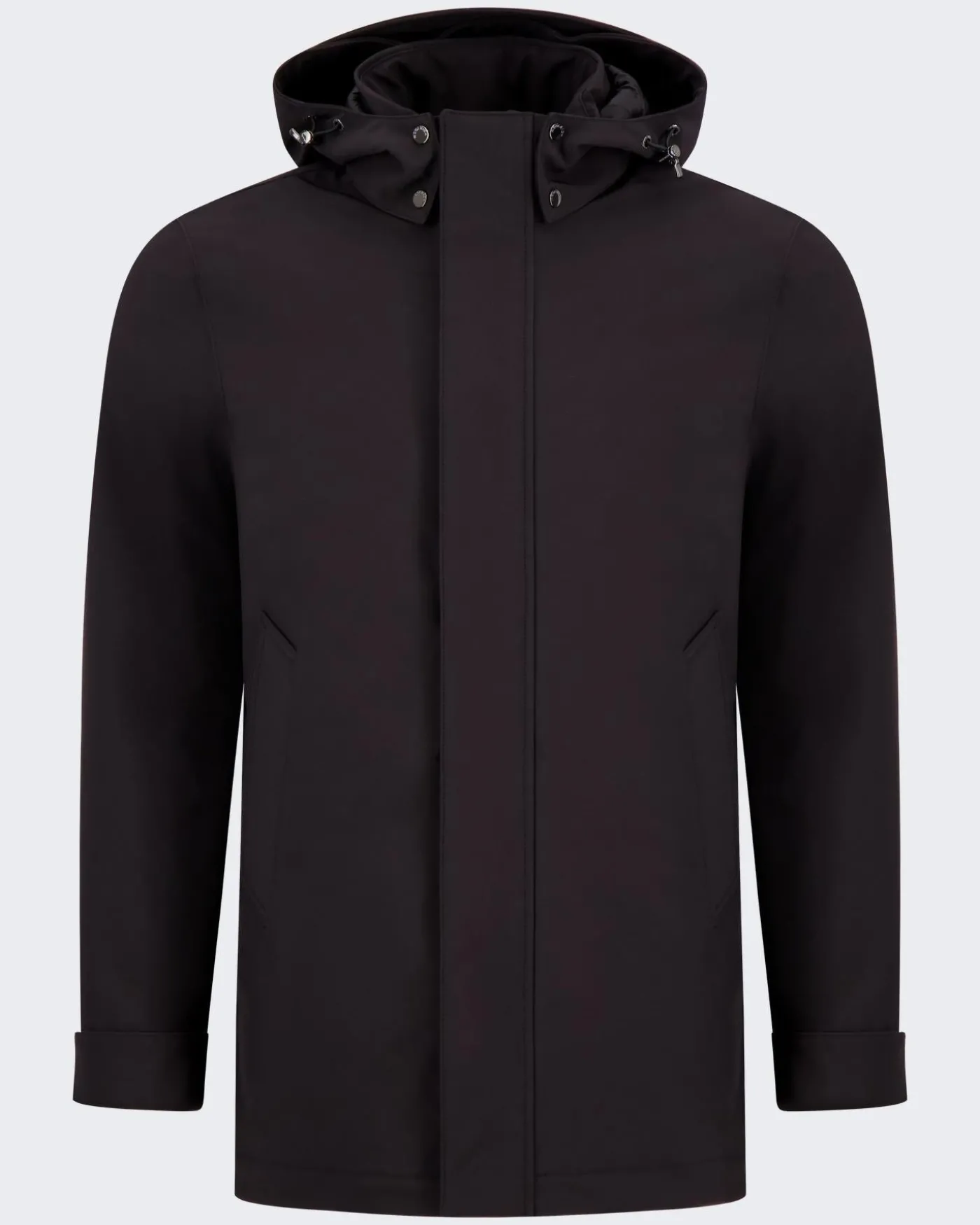 Heren Soft Shell Barrow Coat Zwart