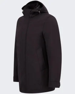 Heren Soft Shell Barrow Coat Zwart