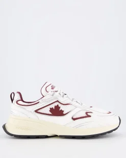 Heren Sprinter Sneaker Wit/Bordo