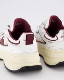 Heren Sprinter Sneaker Wit/Bordo