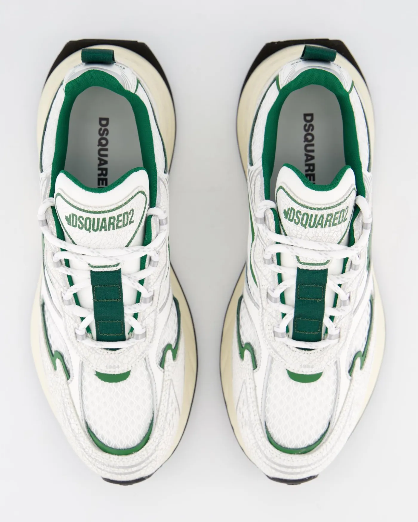 Heren Sprinter Sneaker Wit/Groen