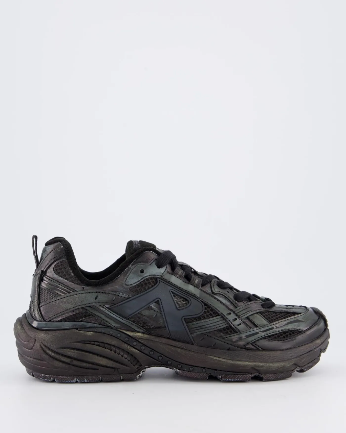 Heren Storm Runner Dip Dye Zwart