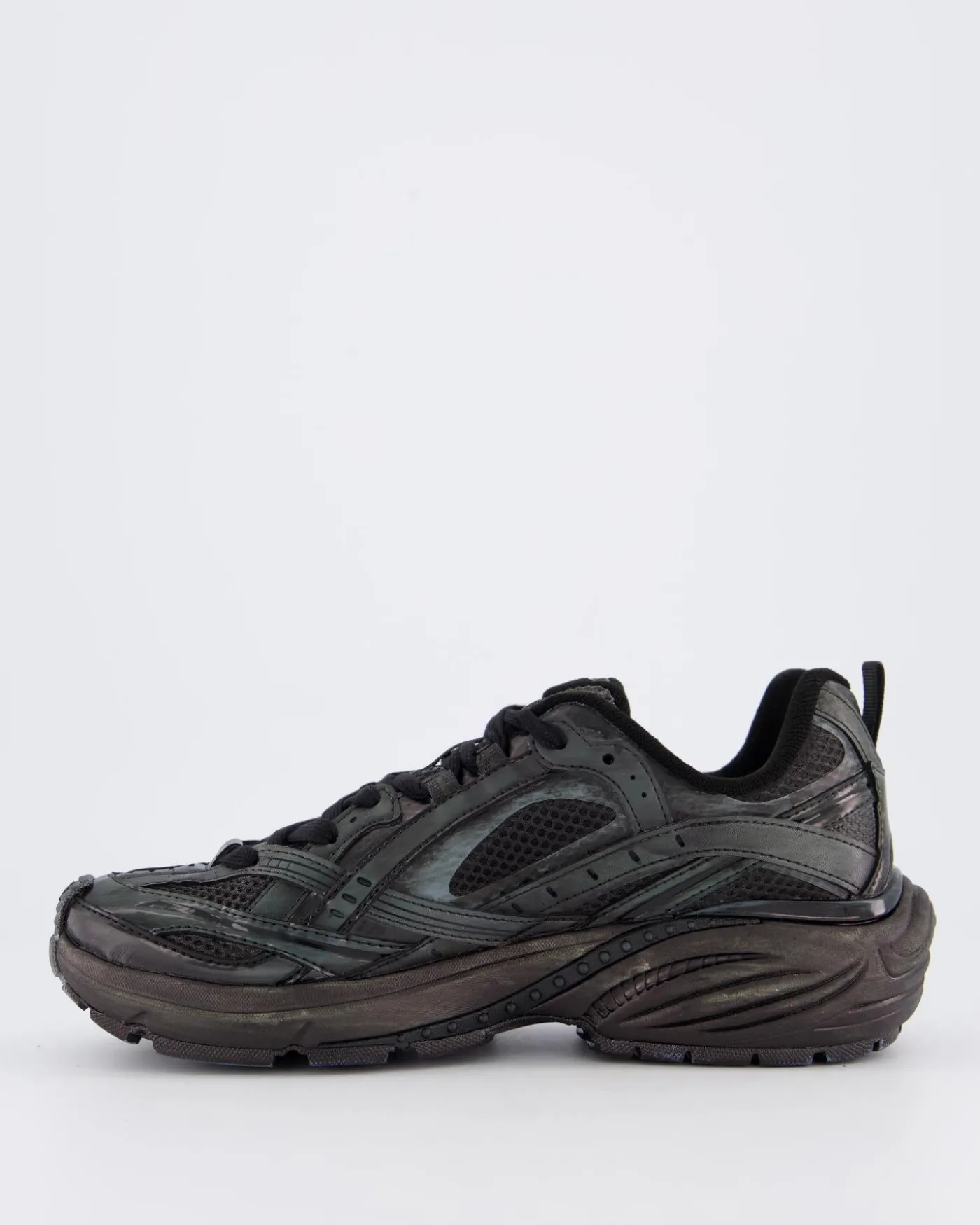 Heren Storm Runner Dip Dye Zwart