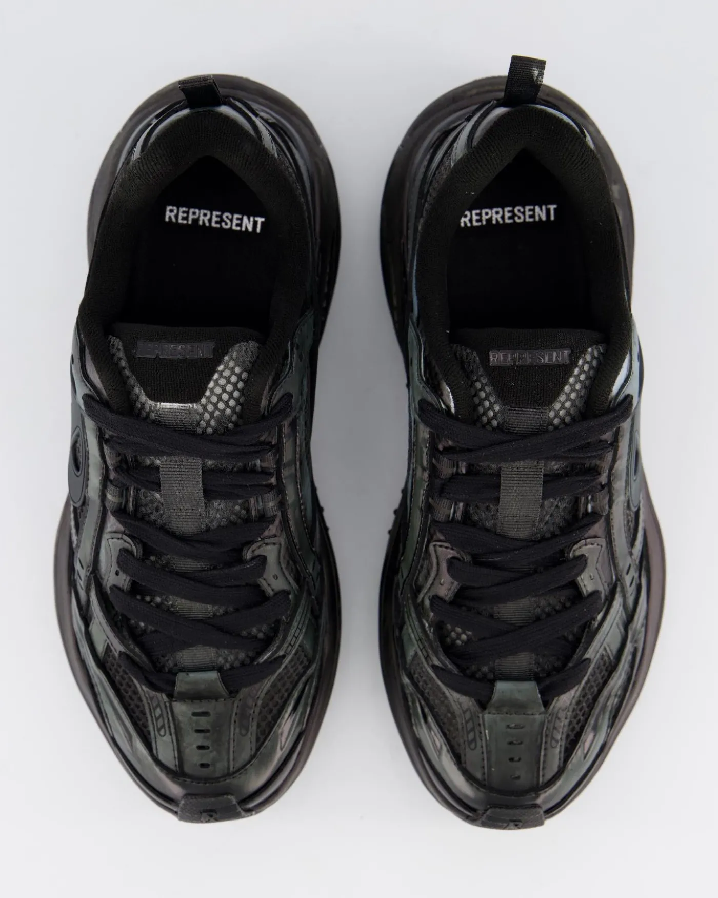 Heren Storm Runner Dip Dye Zwart