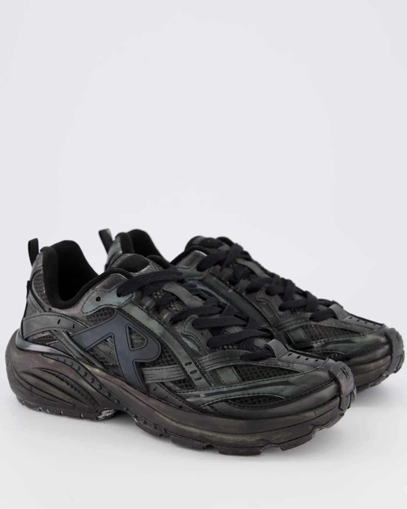 Heren Storm Runner Dip Dye Zwart