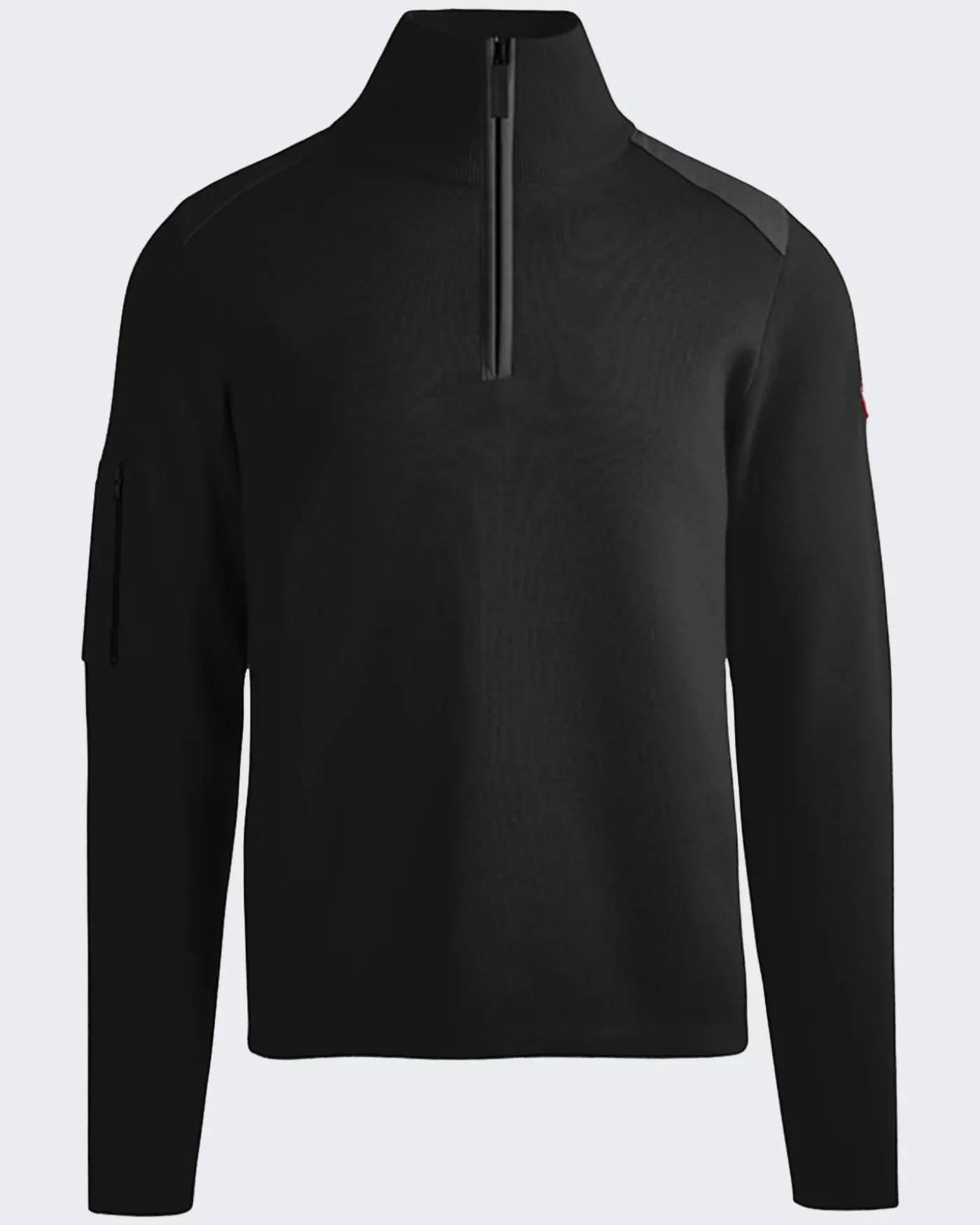 Heren Stormont 1/4 Zip Sweater Zwart