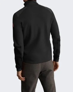 Heren Stormont 1/4 Zip Sweater Zwart