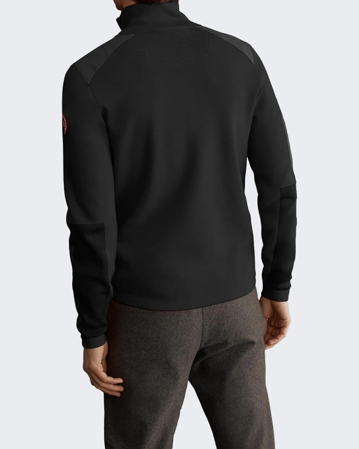 Heren Stormont 1/4 Zip Sweater Zwart