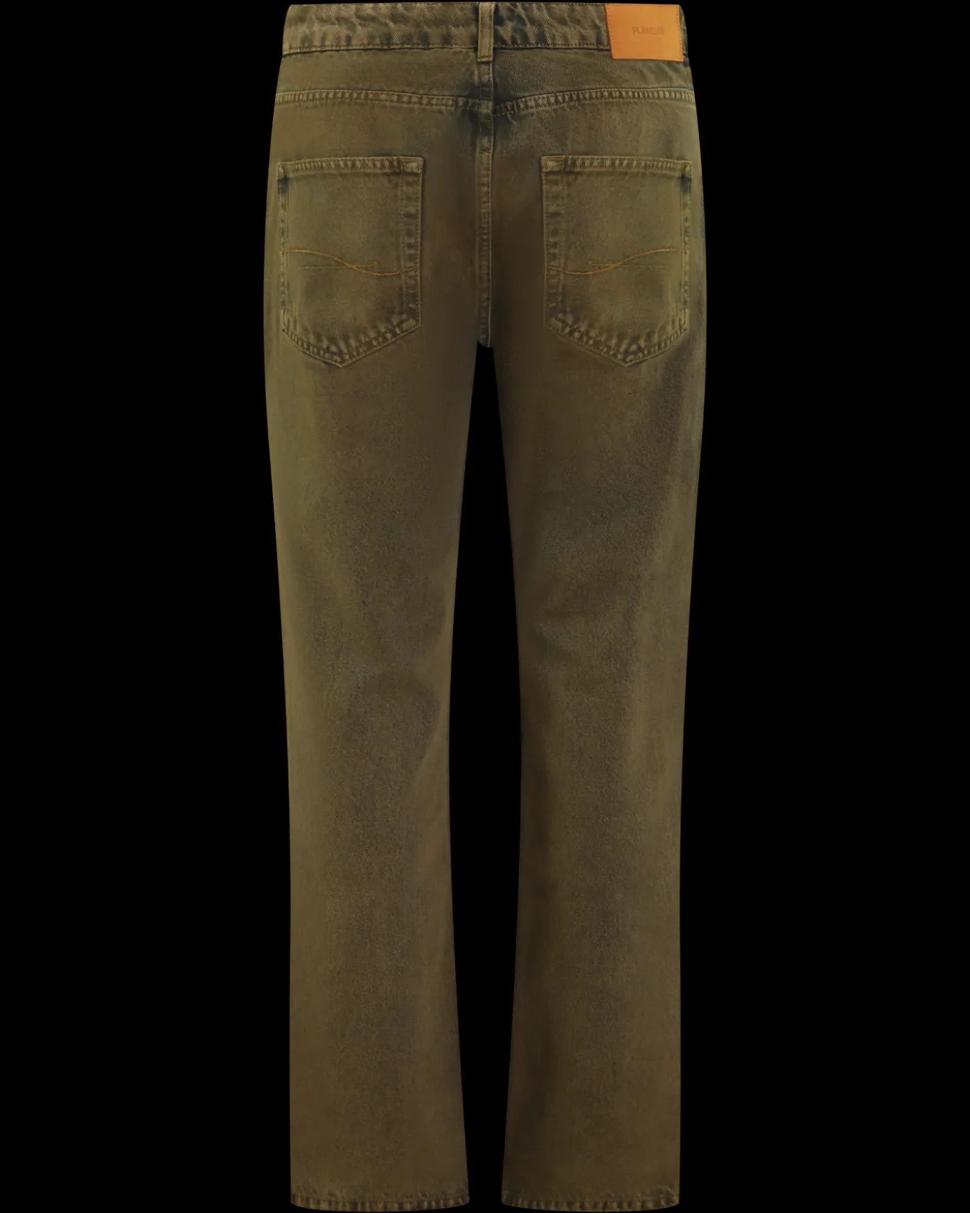 Heren Straight Jeans Beige