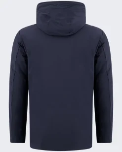 Heren Stretch Arctic Parka Blauw