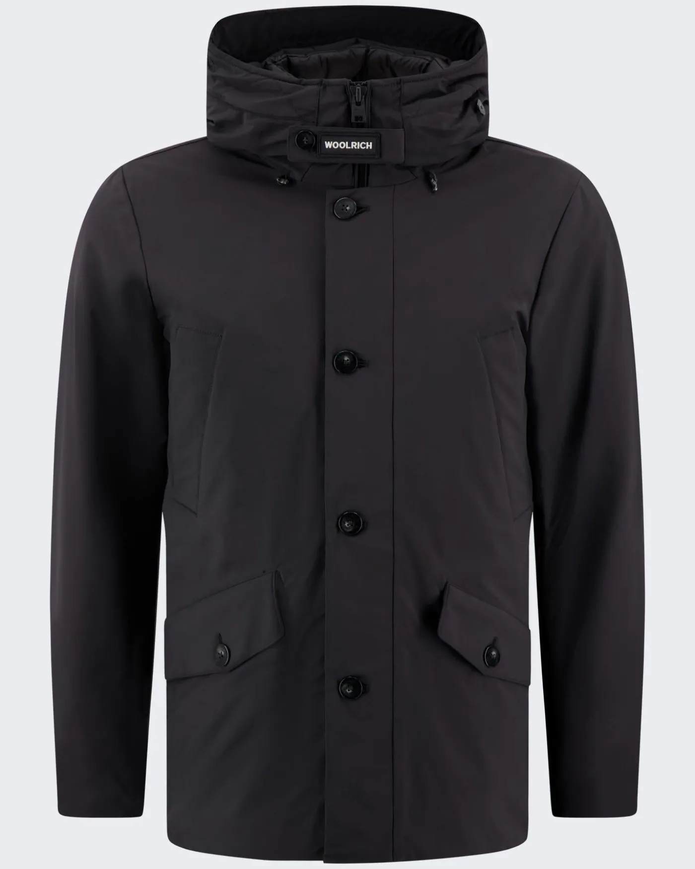 Heren Stretch Arctic Parka Zwart